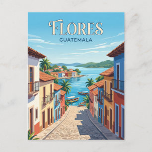 Flores Guatemala Briefkaart