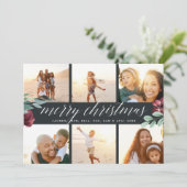 Flores hivernales | Carte Vacances Multiphoto (Debout devant)