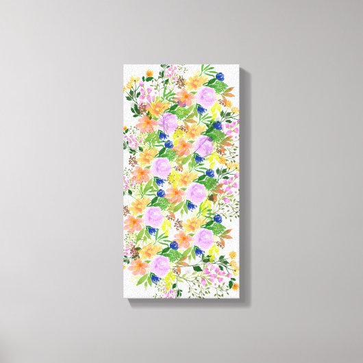 Flores Lilás Canvas Afdruk (Voorkant)