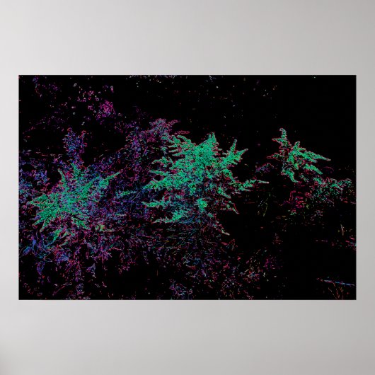Florescent Garden Poster (Voorkant)