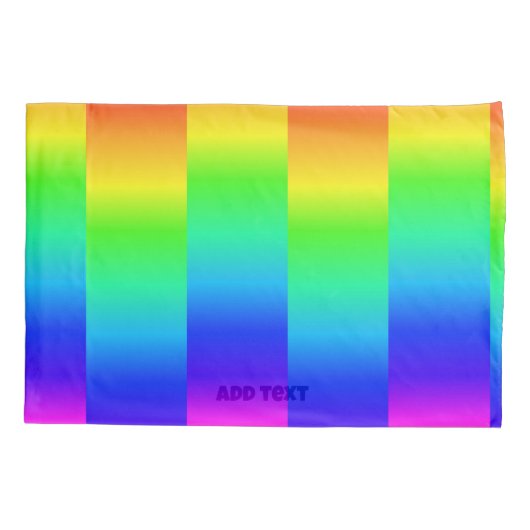 Florescerende regenboogkleuren kussensloop (Achterkant)