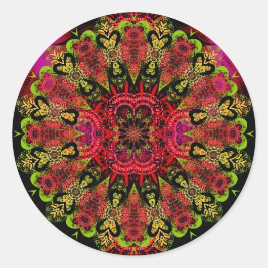 floretiana ronde sticker (Voorkant)