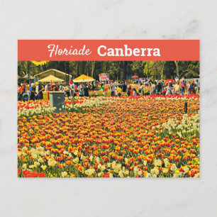 Floriade Canberra Australia digital art Briefkaart