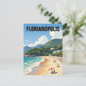 Florianópolis Brazilië Briefkaart (Staand voorkant)