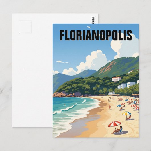 Florianópolis Brazilië Briefkaart (Voorkant / Achterkant)