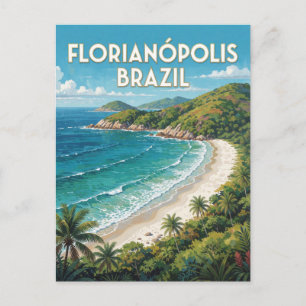 Florianópolis Brazilië Turkoois Kustontsnapping Briefkaart