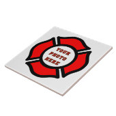 Florians kruis (stijl 4) tegeltje (Zijkant)