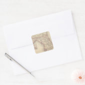 Florida 10 vierkante sticker (Envelop)