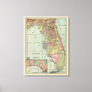 Florida 13 canvas afdruk
