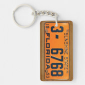 Florida 1953 Bord Sleutelhanger (Voorkant)