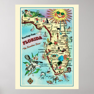 Florida 24x32 Poster afdrukken