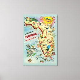 Florida 24x36 Uitgerekte Canvas Print