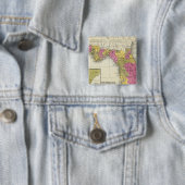 Florida 4 vierkante button 5,1 cm (In situ)