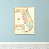 Florida 5 canvas afdruk (Insitu (Houten vloer))