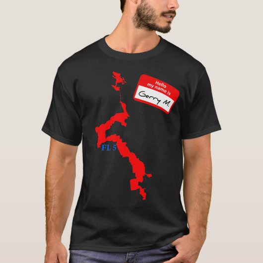 Florida 5 District Gerrymandering Mannen T-Shirt (Voorkant)