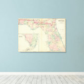 Florida 7 canvas afdruk (Insitu (Houten vloer))