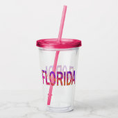 Florida Acryl Drinkbeker (Achterkant)