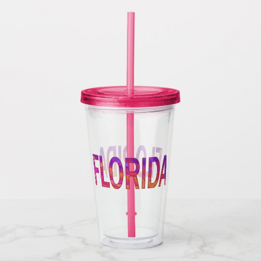 Florida Acryl Drinkbeker (Voorkant)