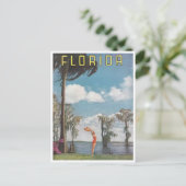Florida Adverteren Vrouw Briefkaart (Staand voorkant)