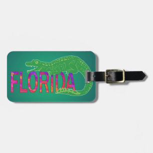 Florida Alligator Bagagelabel