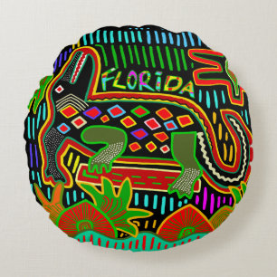 Florida Alligator - Hurrican Critters Rond Kussen