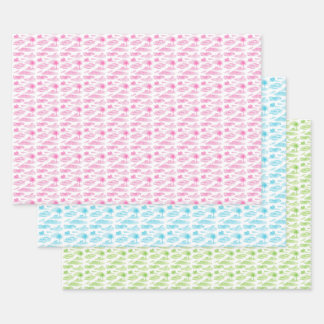 Florida Animal Toile Wrapping Paper