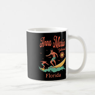 Florida Anna Maria Island Fl Surfer Surfen Vissen Koffiemok