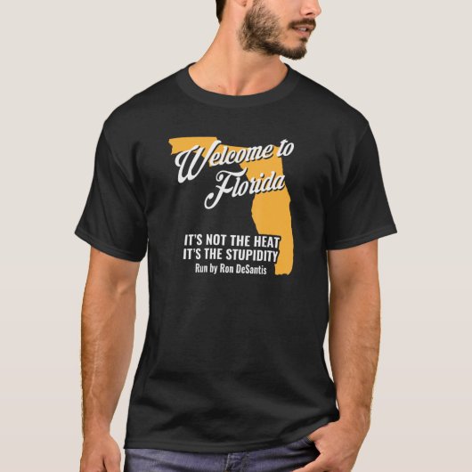 Florida Anti Gov Ron Desantis T-shirt (Voorkant)