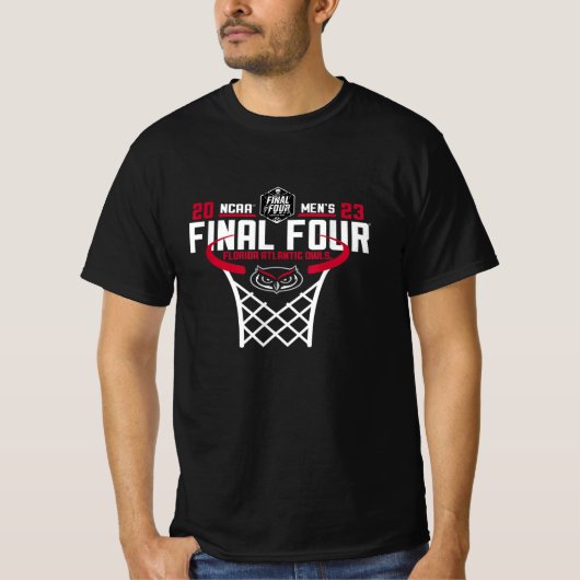 Florida Atlantic Owls Final Basketball 2023 T-shir T-shirt (Voorkant)