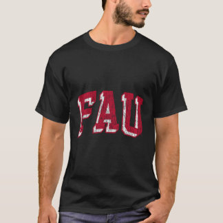 Florida Atlantic Uilen Retro Arch T-shirt