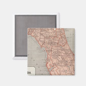 Florida Atlas Map Magneet (Voorkant / Achterkant)