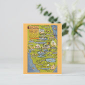 Florida-attractiekaart Briefkaart (Staand voorkant)