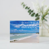 Florida Beach inspirerend briefkaart (Staand voorkant)