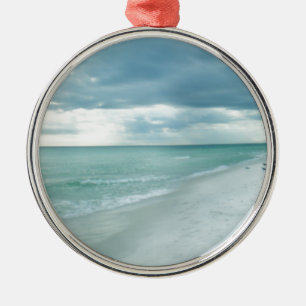 Florida Beach Metalen Ornament