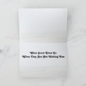 Florida Beach Snowman et Elf - Carte de voeux (Intérieur)