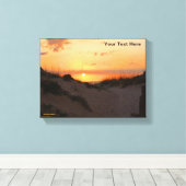 Florida Beach Sunset Canvas Afdruk (Insitu (Houten vloer))