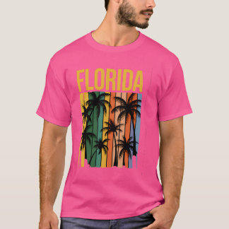 Florida Beach zomer palmbomen T-shirt