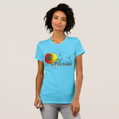Florida Beaches Sunset T-shirt (Voorkant volledig)