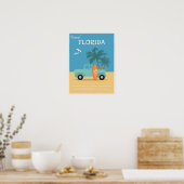 Florida Beaches Vintage Travel Poster (Keuken)