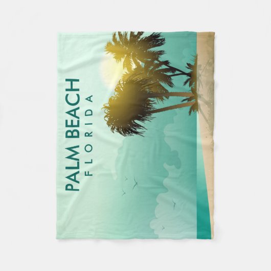 Florida - Bewerkbare illustratie Fleece Deken (Voorkant)