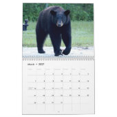 Florida Black Bear Calendrier mensuel (Mar 2027)