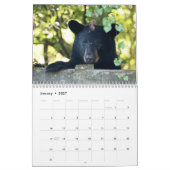 Florida Black Bear Calendrier mensuel (Jan 2027)