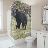 Florida Black Bear Douchegordijn (In situ)