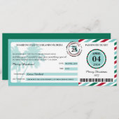 Florida Boarding Pass Kaart (Voorkant / Achterkant)