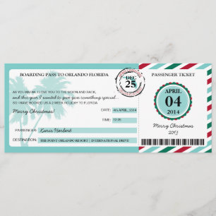 Florida Boarding Pass Kaart