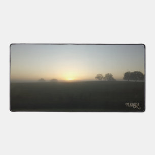 Florida Boerderij Ochtend Zonsopgang Natuurfotogra Bureaumat