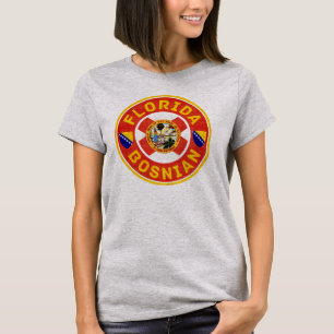 Florida Bosnian American Damas T-shirt