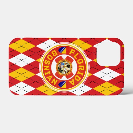 Florida Bosnian American iPhone Case (Achterkant (horizontaal))