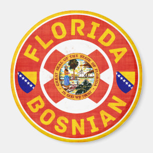 Florida Bosnian-Amerikaanse Fridge Magnet Magneet