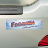 Florida bumpersticker (Op auto)